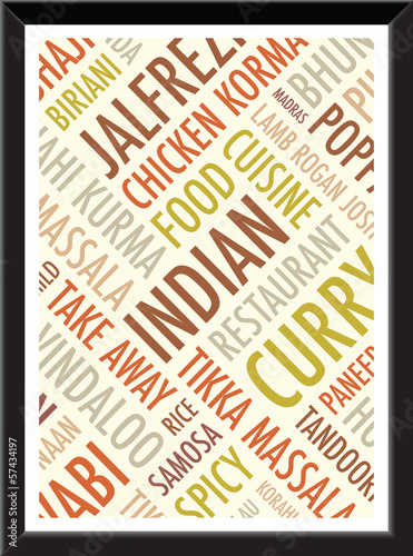 indian colourful a4 background picture frame