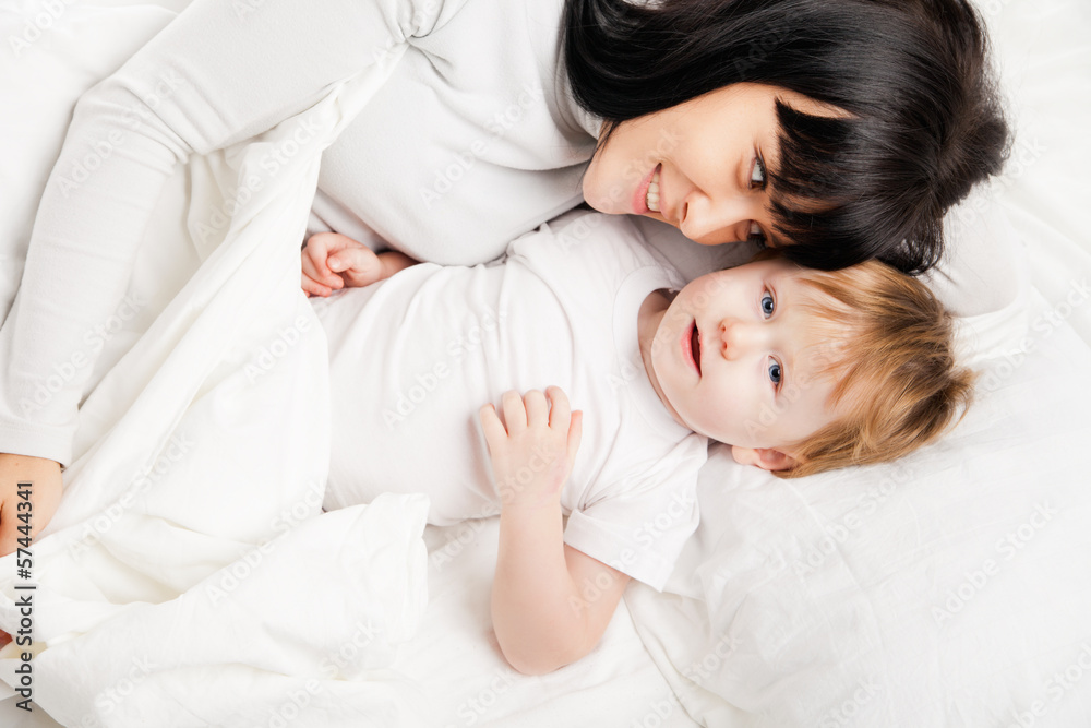 happy family. Mother with baby playing and smiling happy family. Mother with baby playing and smiling