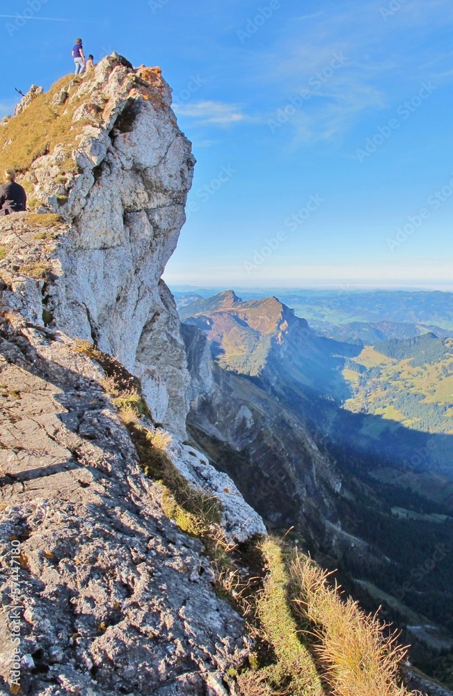 Fototapeta premium Felsnase auf dem Pilatus