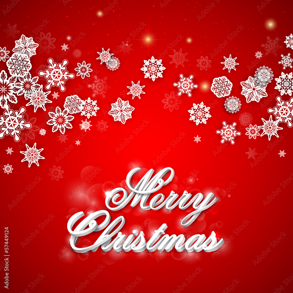 Snowflakes Christmas Background Snowflakes Christmas Background