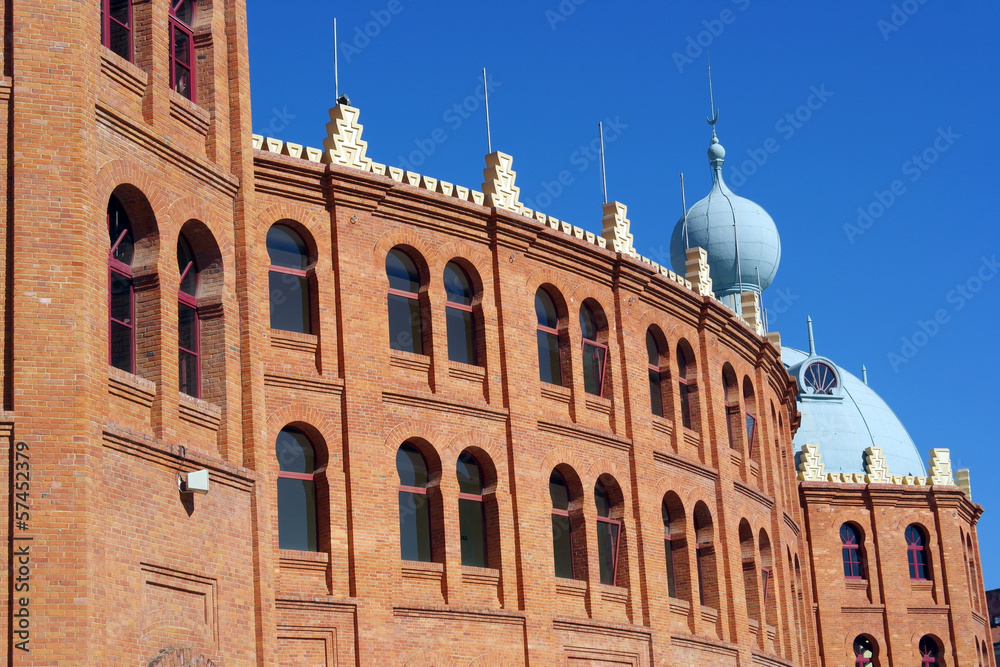 Fototapeta premium Campo Pequeno bullfighting arena, Lisbon, Portugal