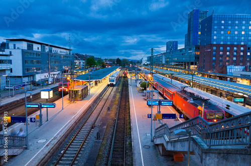 Freiburg Hauptbahnhof railway station, Germany photo