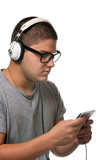 Guy Listening to Music