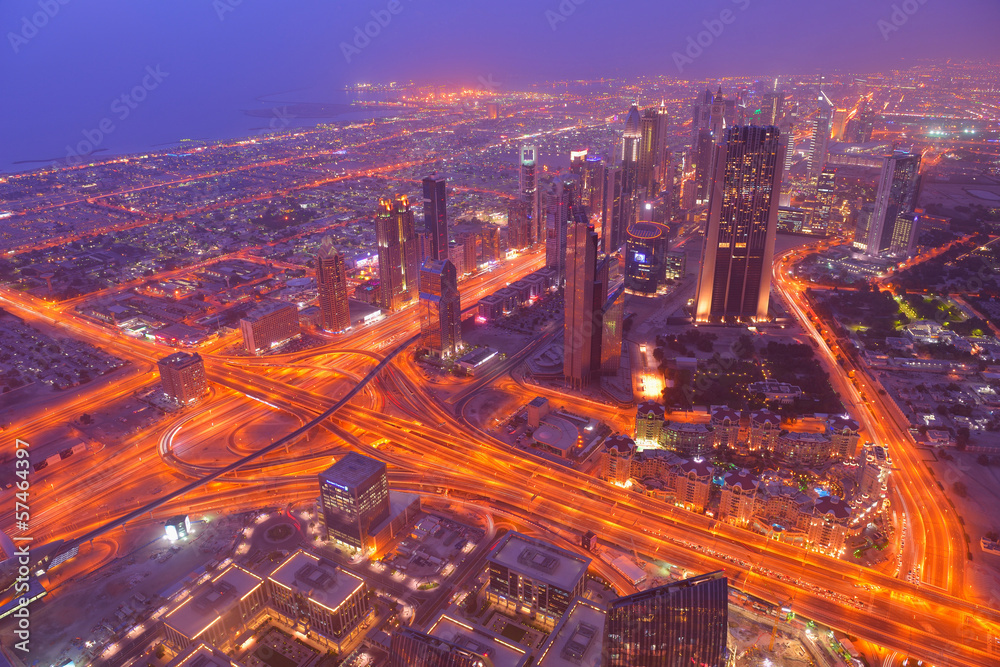 Obraz premium dubai skyline