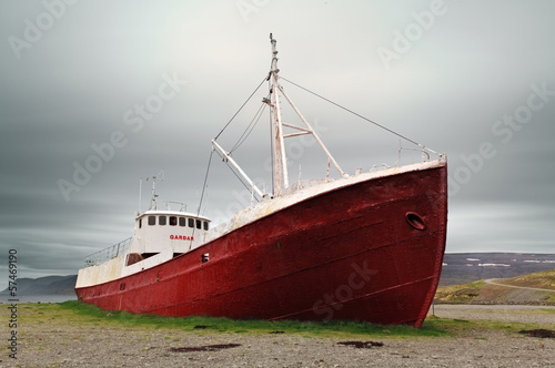 Wreck of Fishing boat, Iceland © TTstudio
