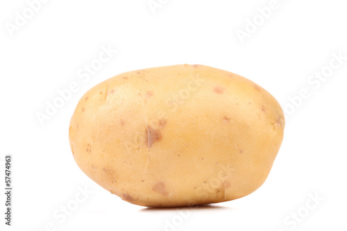 Fresh yellow potato.