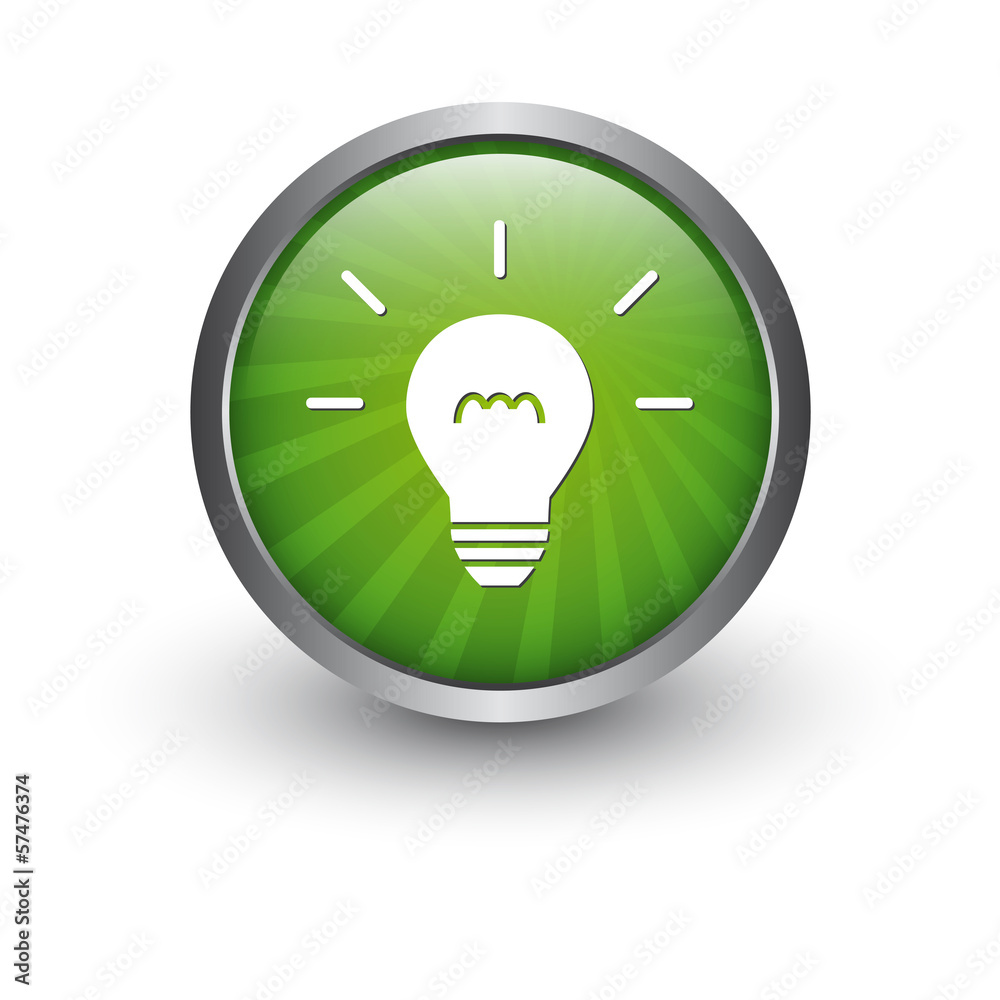 Glühbirne - Button Glühbirne - Button