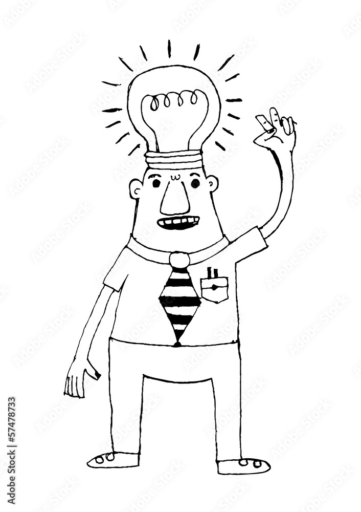 man think ideas symbol and creativity man think ideas symbol and creativity