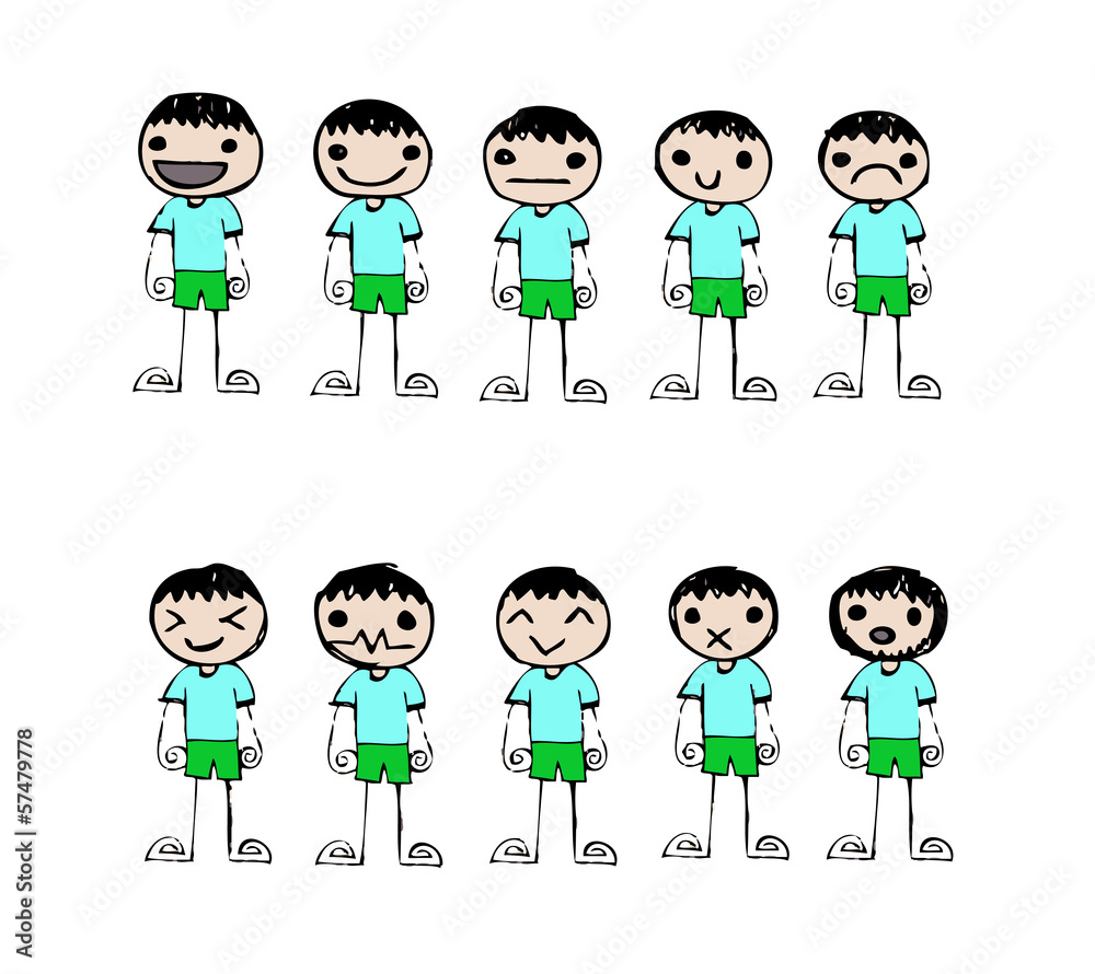 cute cartoon kids in Jaidee Family Style cute cartoon kids in Jaidee Family Style