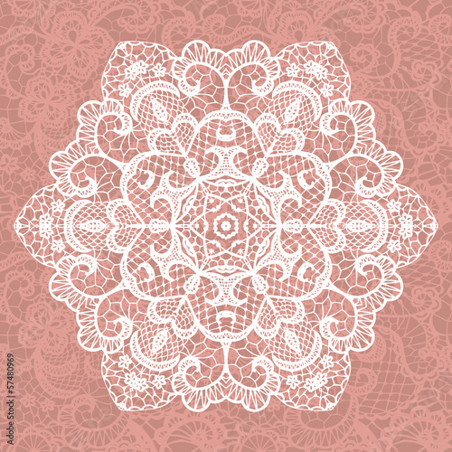 Vector template. Invitation card.