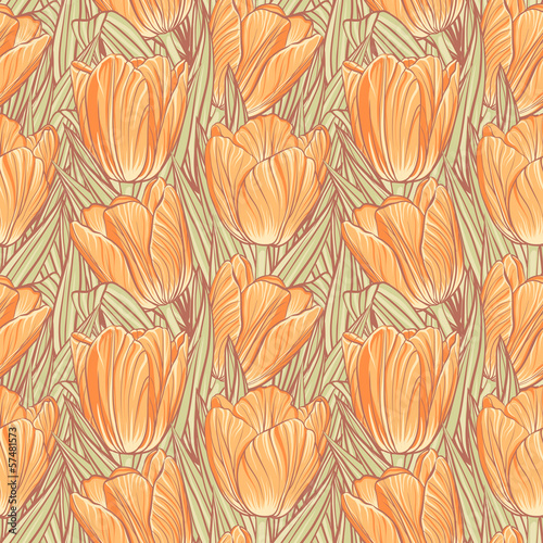 Tapety Wzór z tulipanami