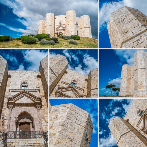 Castel Del Monte collage photo