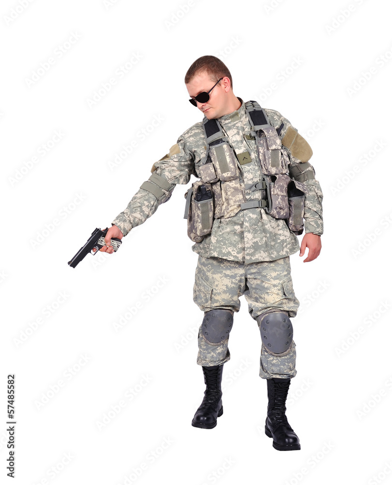 us soldier with gun us soldier with gun
