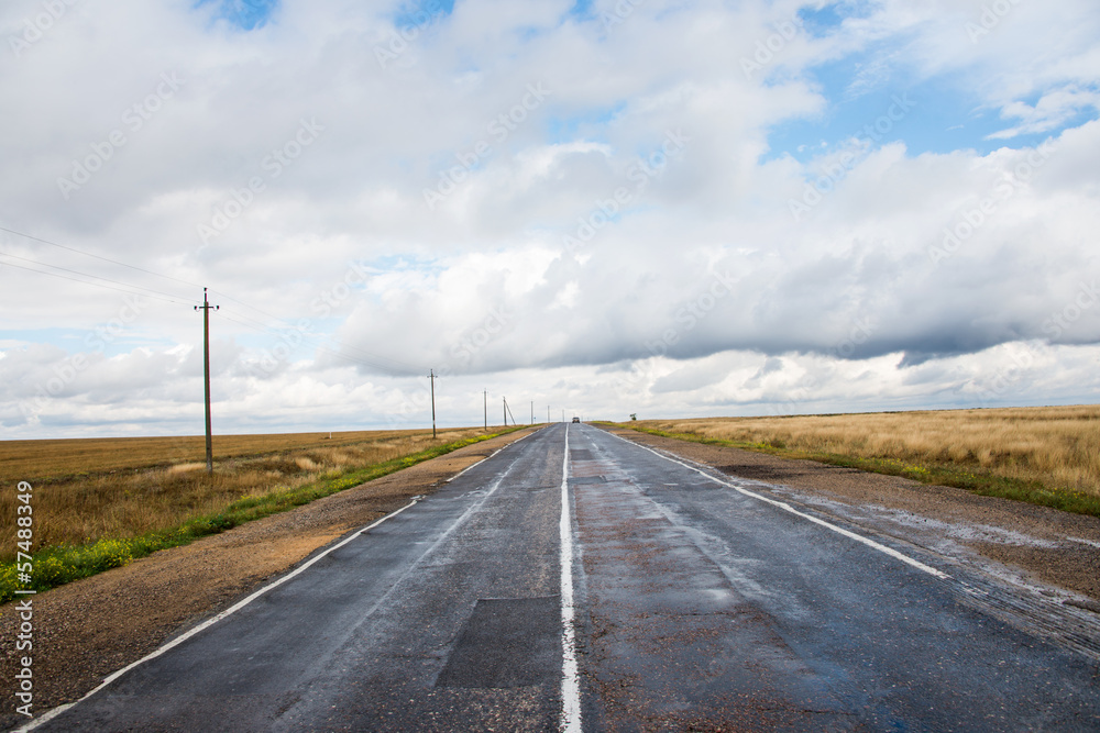 Road in a desert