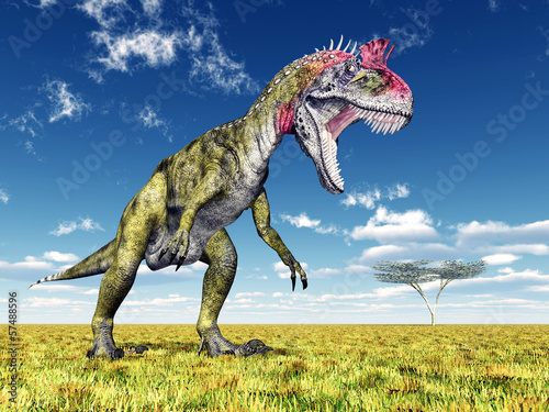 Dinosaur Cryolophosaurus © Michael Rosskothen