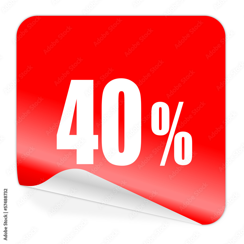 40 percent icon