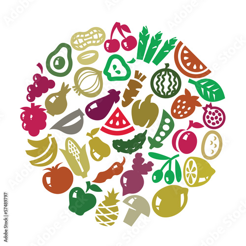 vegetables and fruits