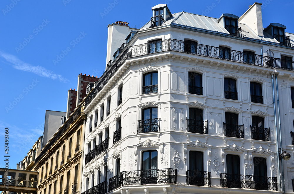 Obraz premium immobilier parisien