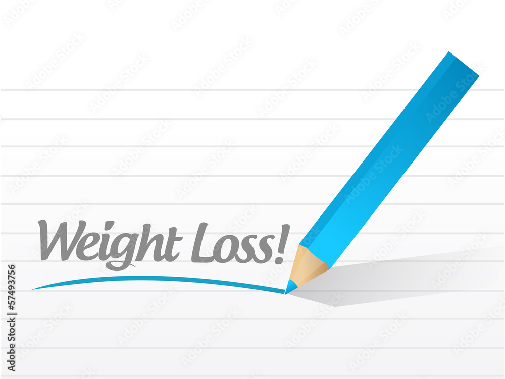 weight loss written message illustration design weight loss written message illustration design