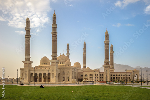 Al Saleh mosque in Sanaa, Yemen
