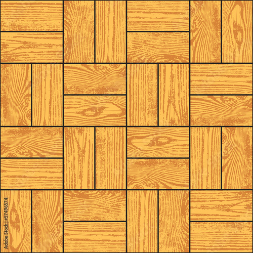 Grunge wood parquet texture, seamless background