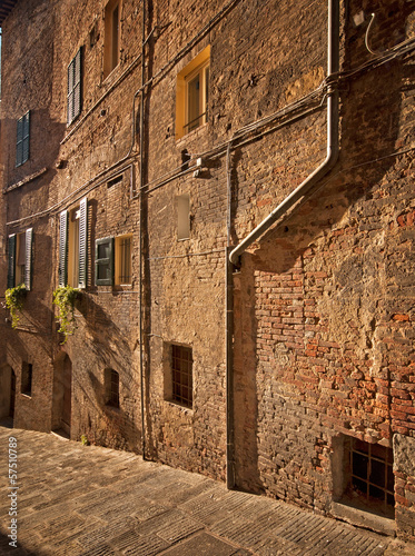 Narrow medieval street in S...
