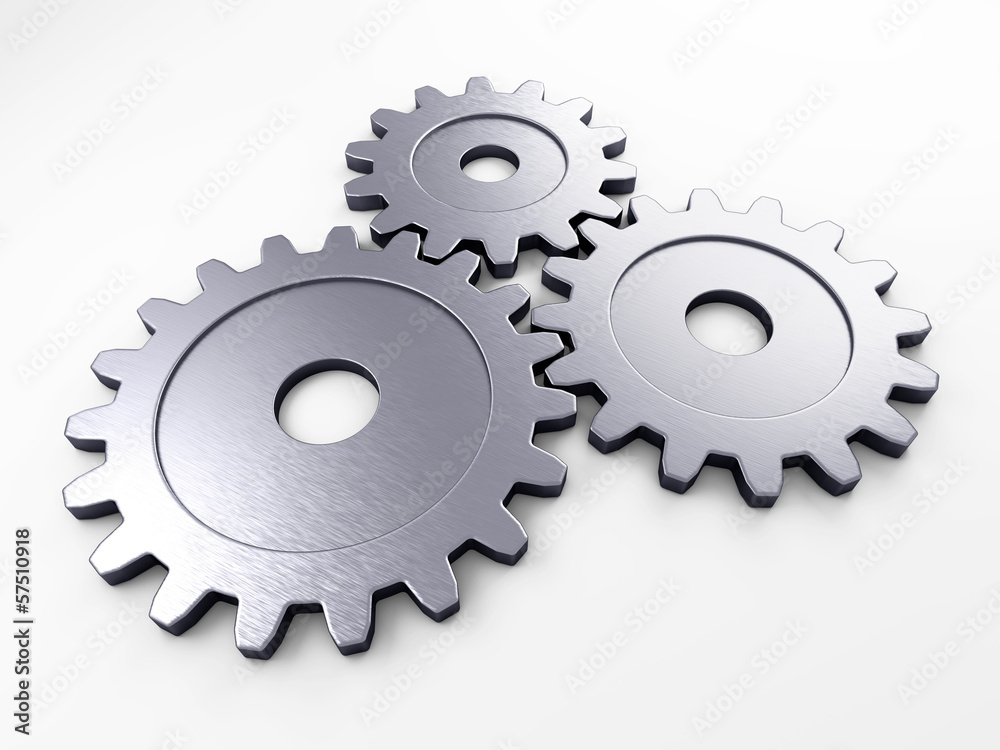 metal gear to place concepts with clipping path metal gear to place concepts with clipping path