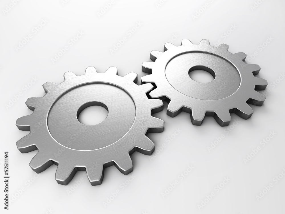 metal gear to place concepts with clipping path metal gear to place concepts with clipping path