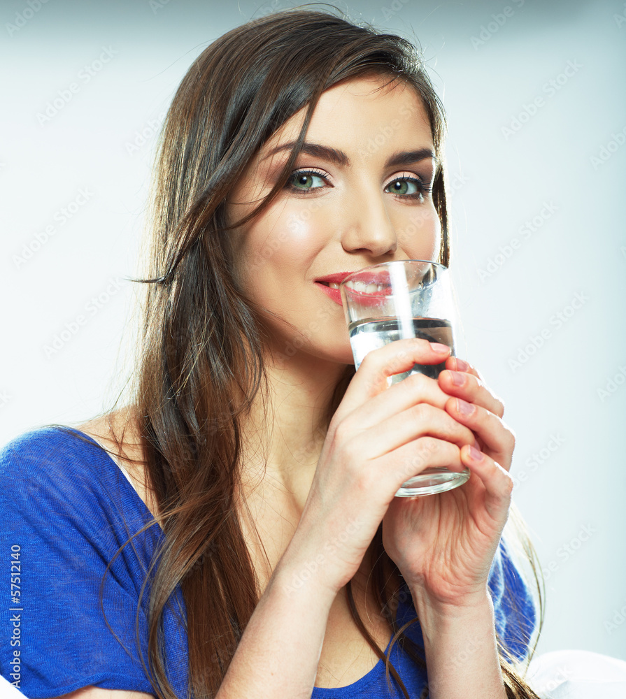 Woman drink water