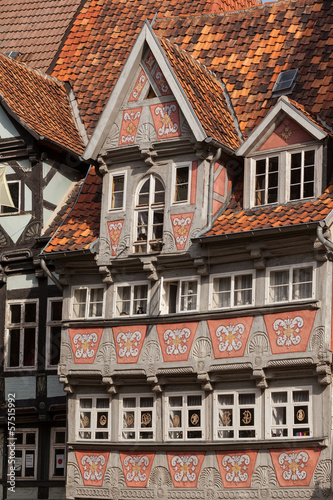 Fachwerkhäuser in der Welterbestadt Quedlinburg © dk-fotowelt