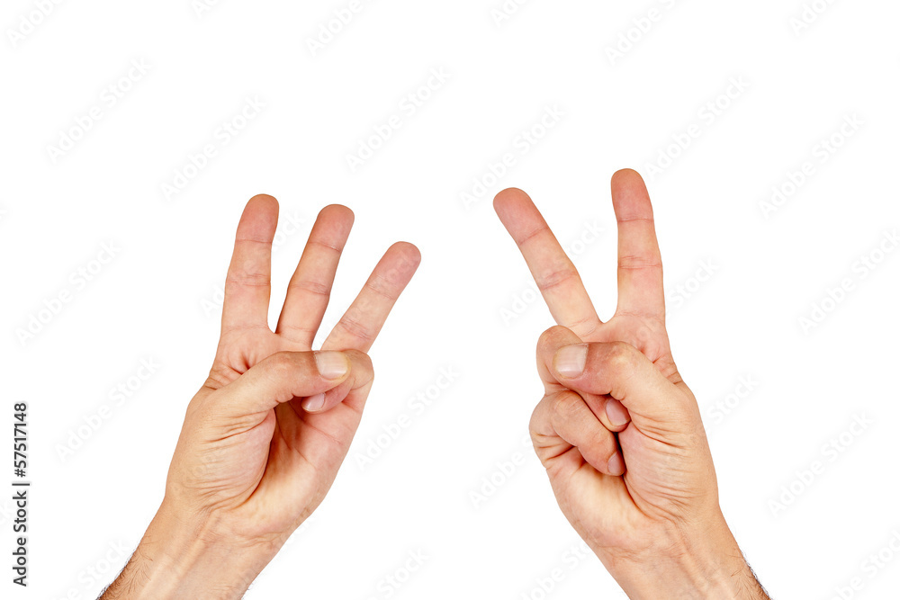 hand isolated hand isolated