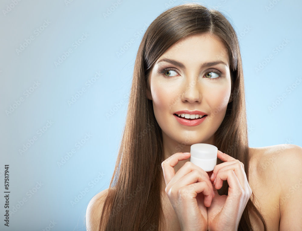 Woman face, beauty portrait. Woman face, beauty portrait.