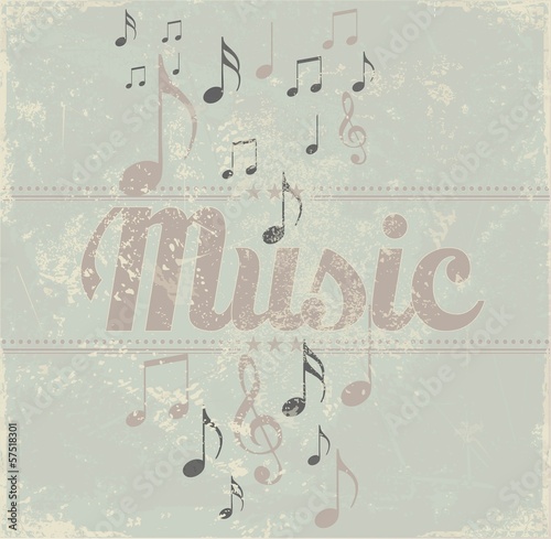 Retro music design.