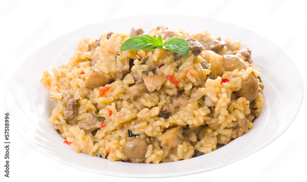 Risotto with mushrooms