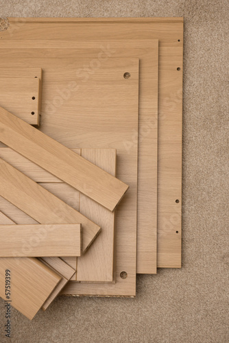 Pieces of Flat Pack Furniture