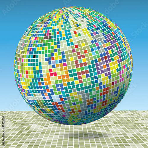 digital world color glob