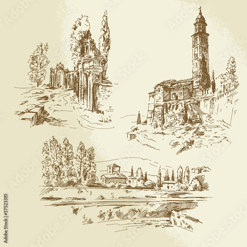 italian rural landscape