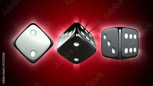 Casino Dices Spinning Loop