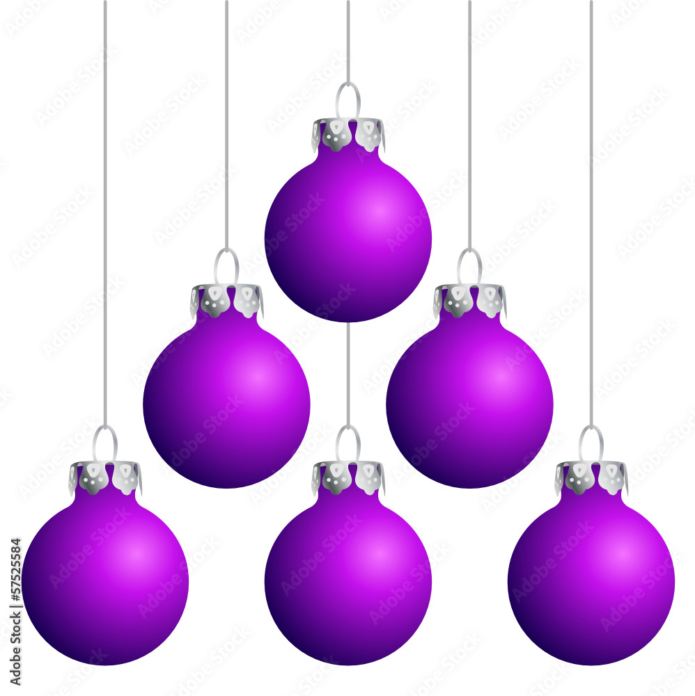 Obraz premium Christbaumkugeln