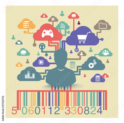 infographie: avatar et consommation sur le web