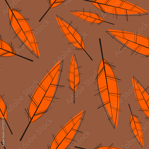 seamless autumn leaves