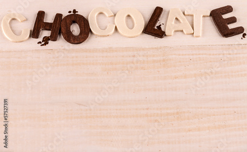 chocolate desktop words