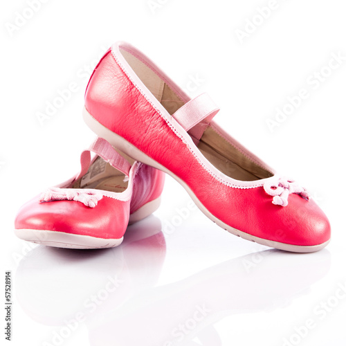 children's shoes isolated on a white background