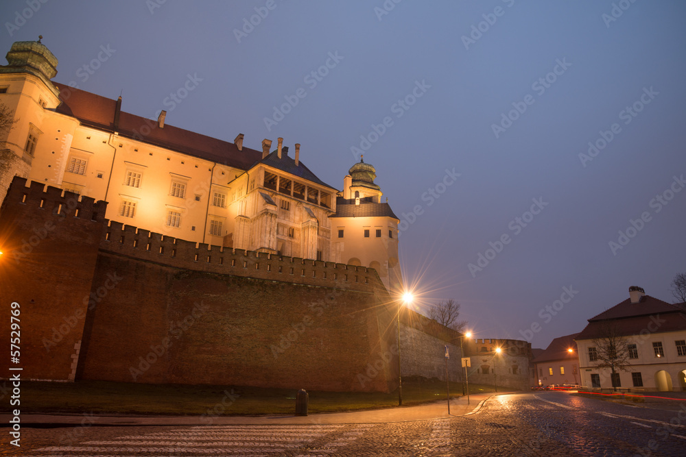 Wawel Royal castle and Old Town, Krakow