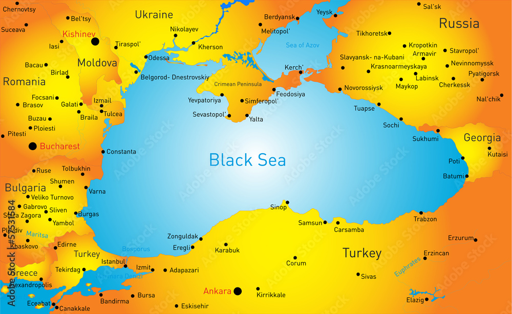 Obraz premium Black sea region