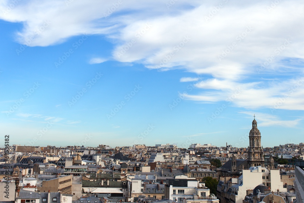 Paris roofs.