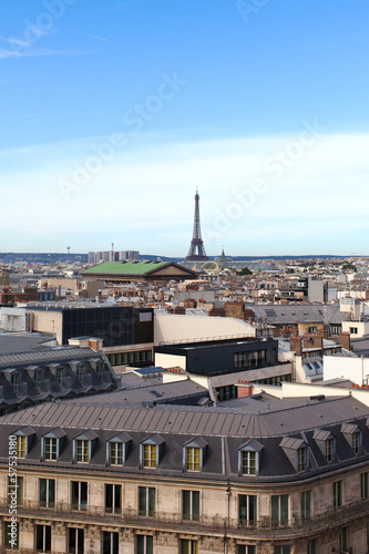 Paris roofs.