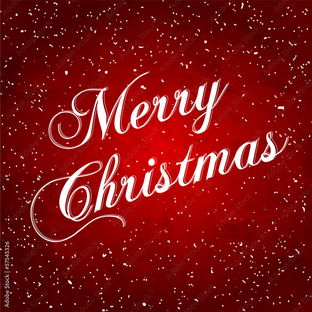 Fototapeta Christmas Greeting Card. Vector illustration