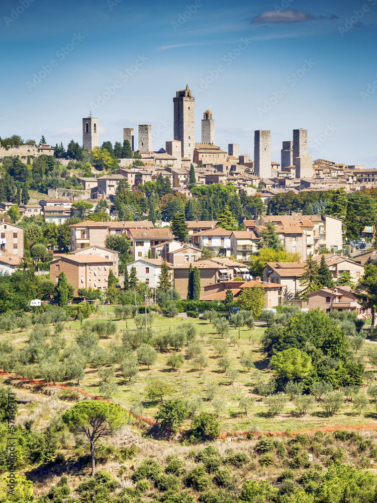 View to San Gimignano