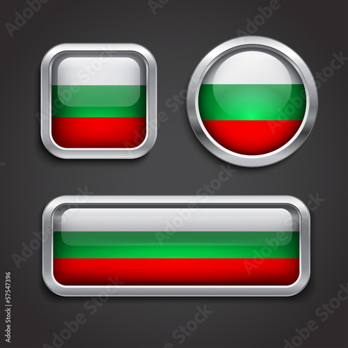 Bulgaria flag glass buttons Free Download Bulgaria flag glass buttons - GFXLoad